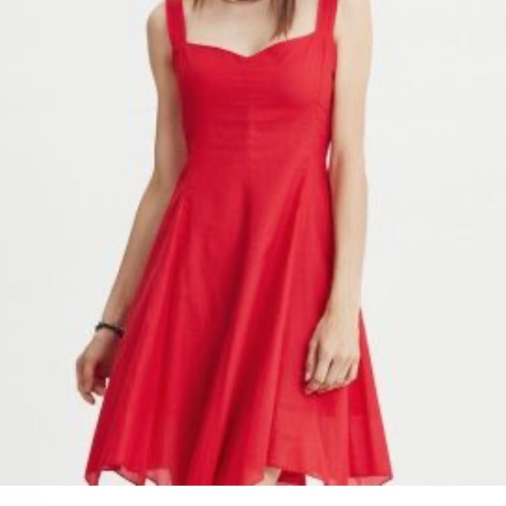 Hot Topic Red Sleeveless Mini Dress